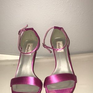 Dyeable Neon Pink 1’ Heels